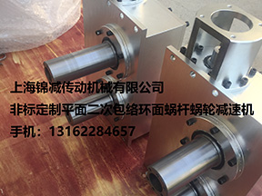 非标定做平面二次包络环面蜗杆减速机
