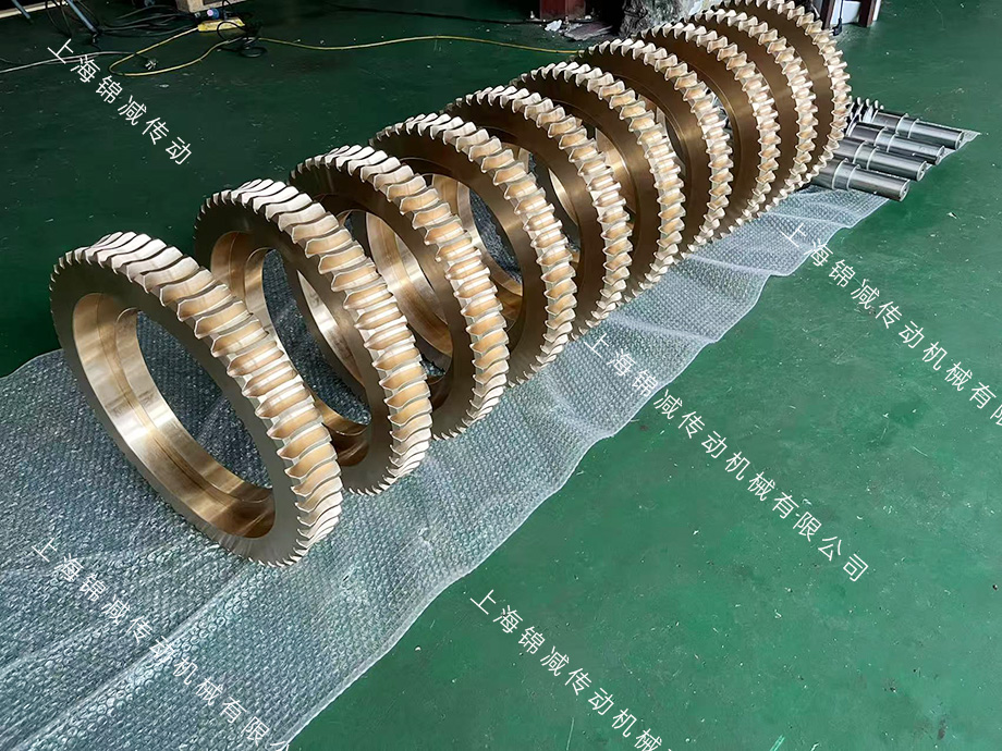 密炼机用蜗杆蜗轮